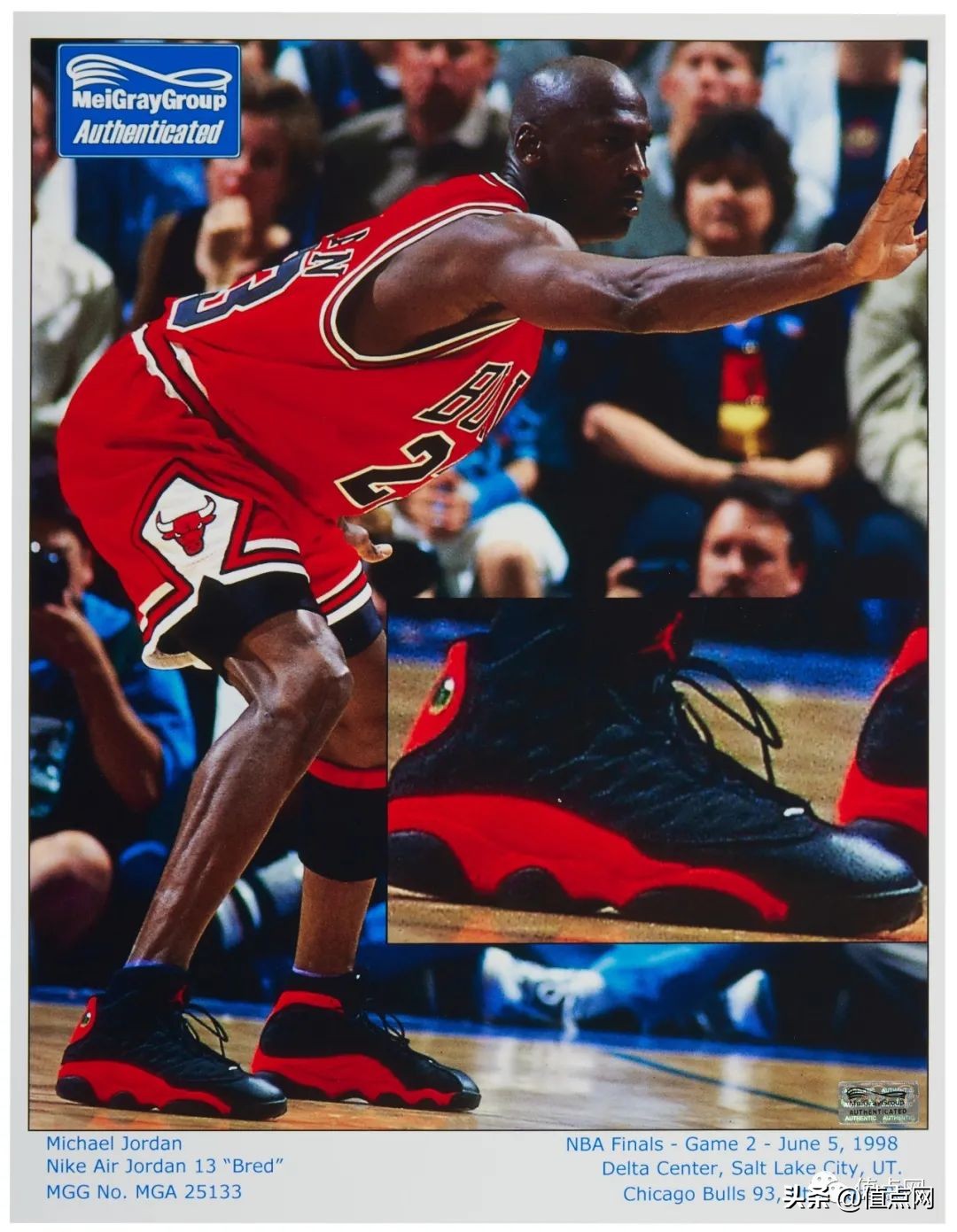 乔丹一双参赛球鞋拍卖出147美万元,乔丹airjordan1low复古蓝真假