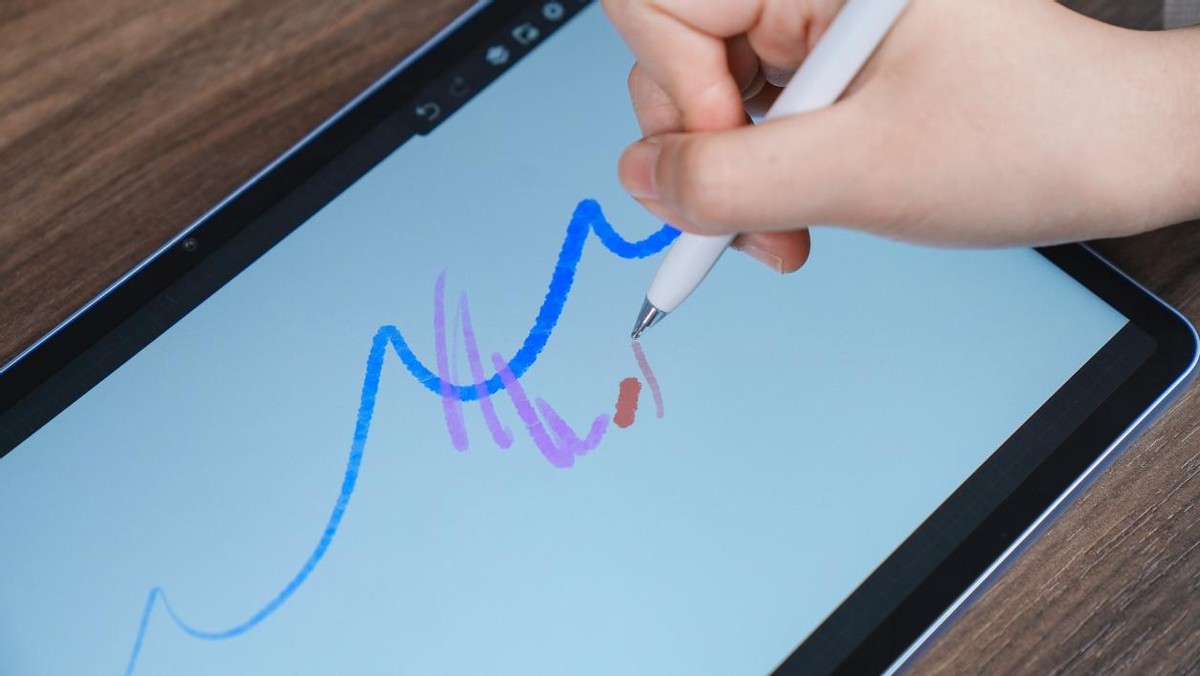 华为平板matepad11柔光屏测试,华为matepad10.4英寸2022款手写体验