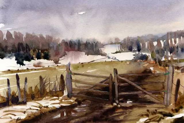 世界顶级水彩画家作品欣赏,世界水彩画大师三巨头的作品欣赏