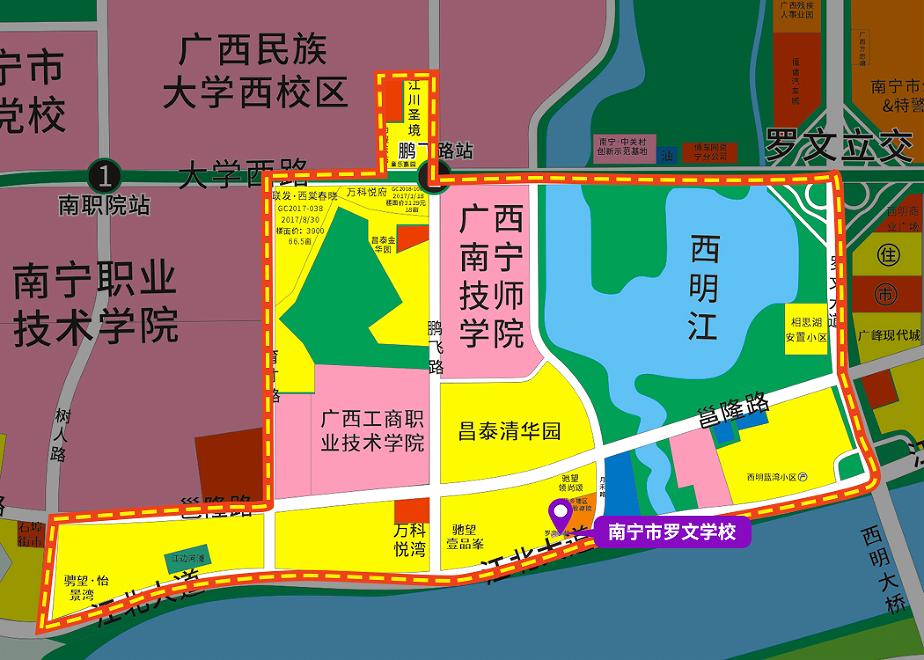 西乡塘区小学地段划分,2021西乡塘区小学划分