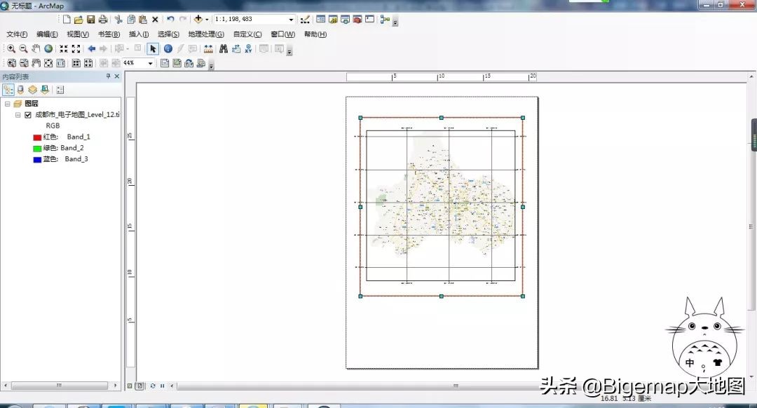如何制作特定比例尺的交通位置图？