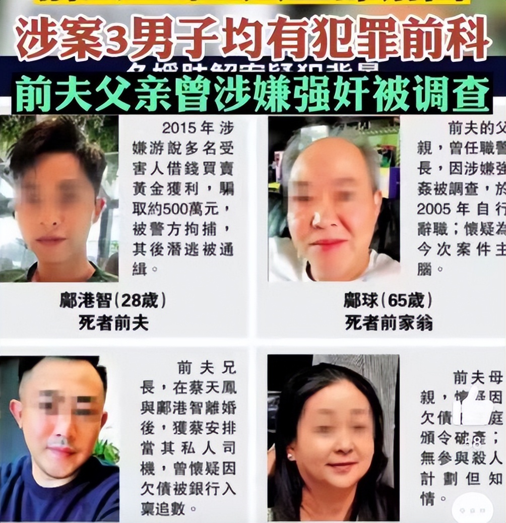 香港名媛蔡天凤惨遭碎尸谋害 (香港名媛蔡天凤最终结果)