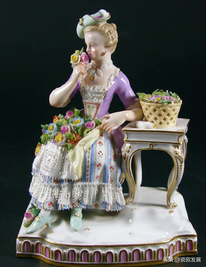 欧洲梅森瓷器图片,早期梅森瓷器雕塑