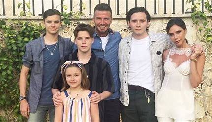 贝克汉姆全家现身长子婚礼现场,贝克汉姆大儿子婚礼视频