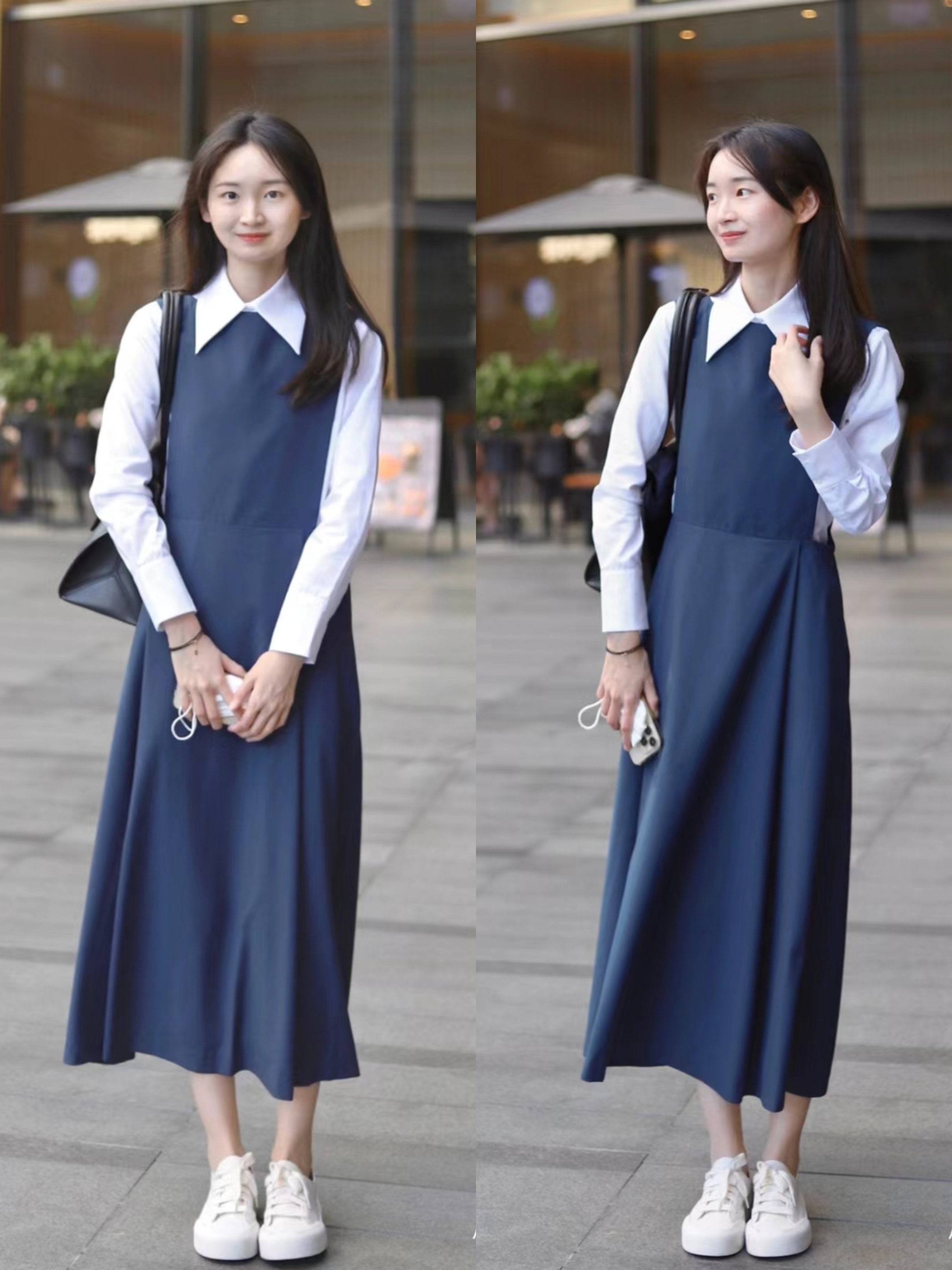 厚衬衣外穿的多种穿法,外穿白衬衫穿法夏季