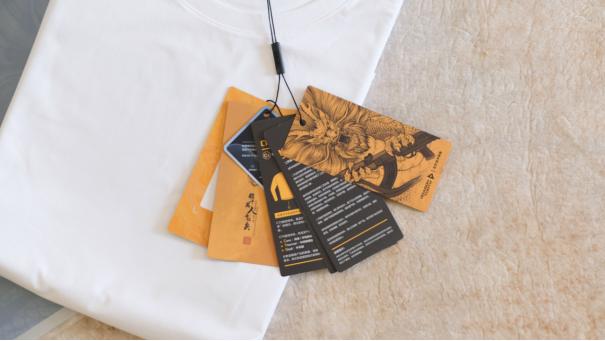 夏季新款小众设计感纯棉短袖t恤,龙牙b2速干短袖面料