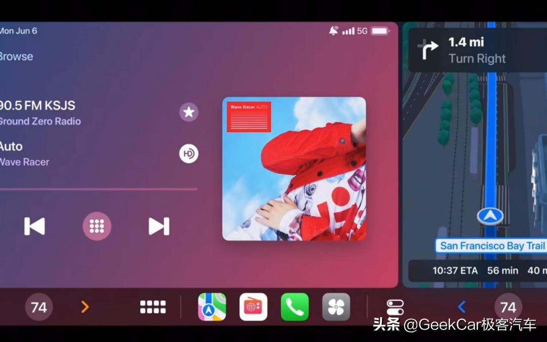 苹果carplay新版实车演示,最新苹果carplay支持哪些车