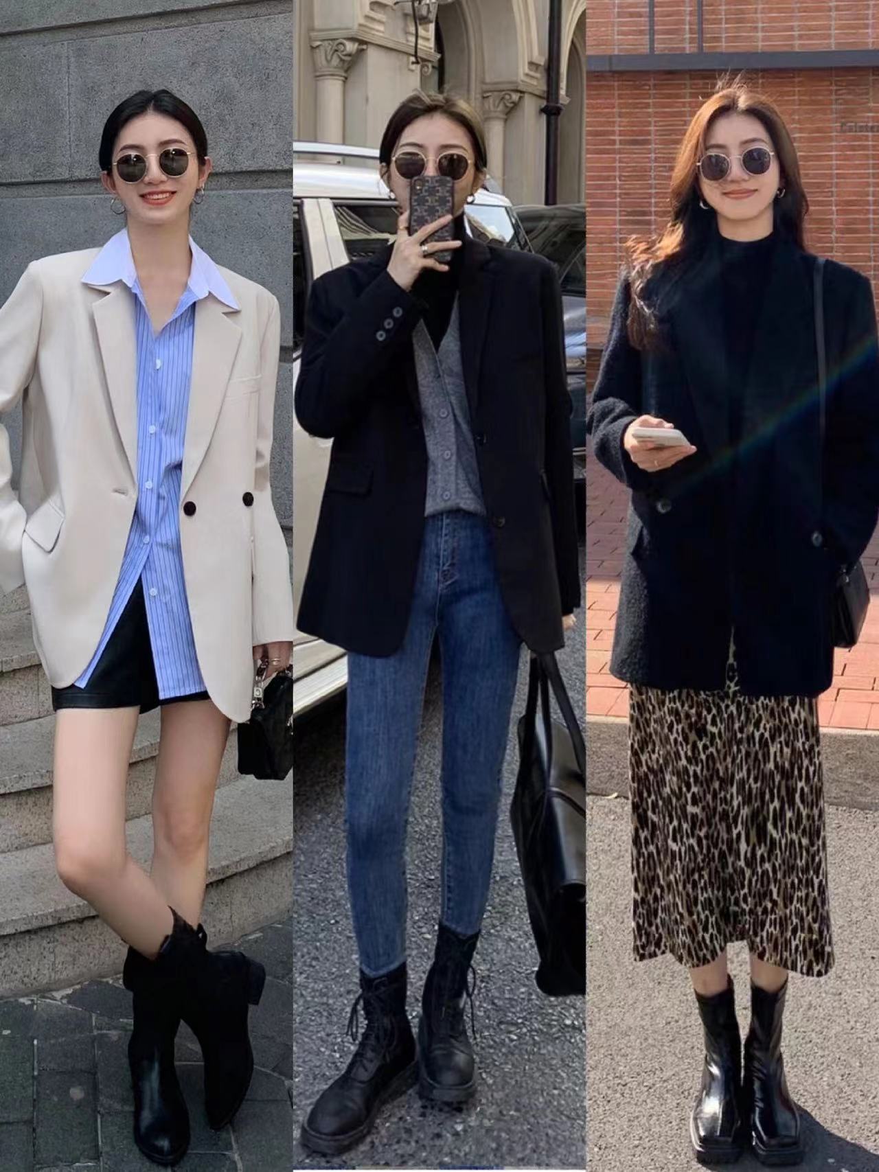 休闲西装的春季搭配图,中长款休闲西装冬天怎么搭配