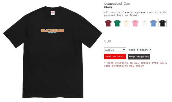 supreme时尚单品,supreme服装系列