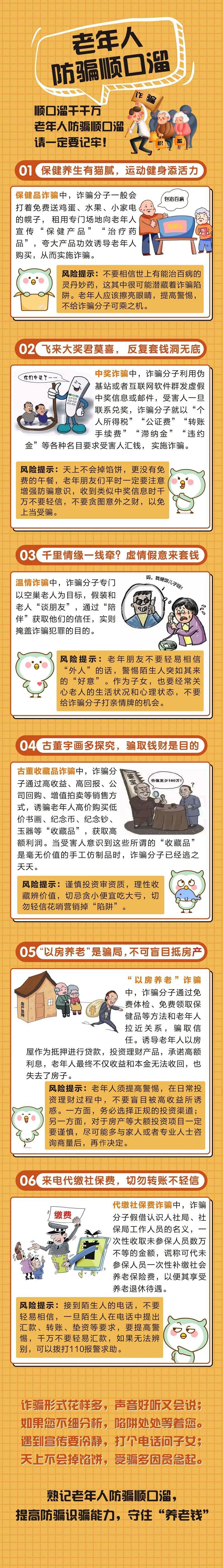牢记防骗顺口溜守护养老钱袋子,守好钱袋子这份手册识破养老诈骗