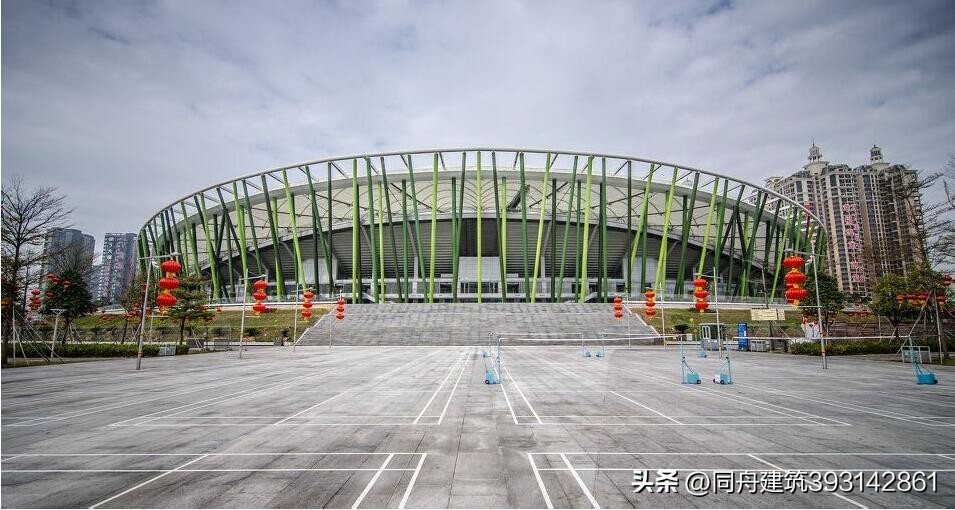 寻找深圳最美羽毛球馆,深圳宝安体育馆风景