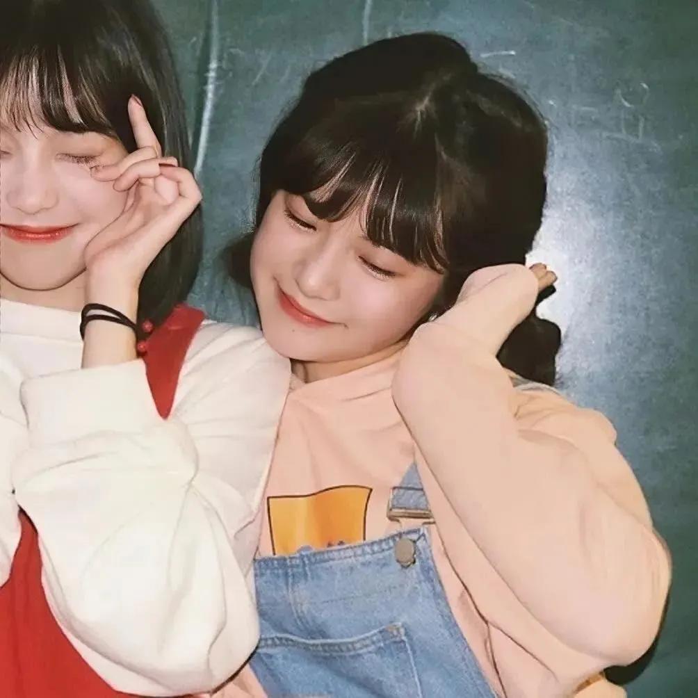 仙气三人闺蜜头像共三张连在一起,可以和闺蜜对象一起用的头像三人