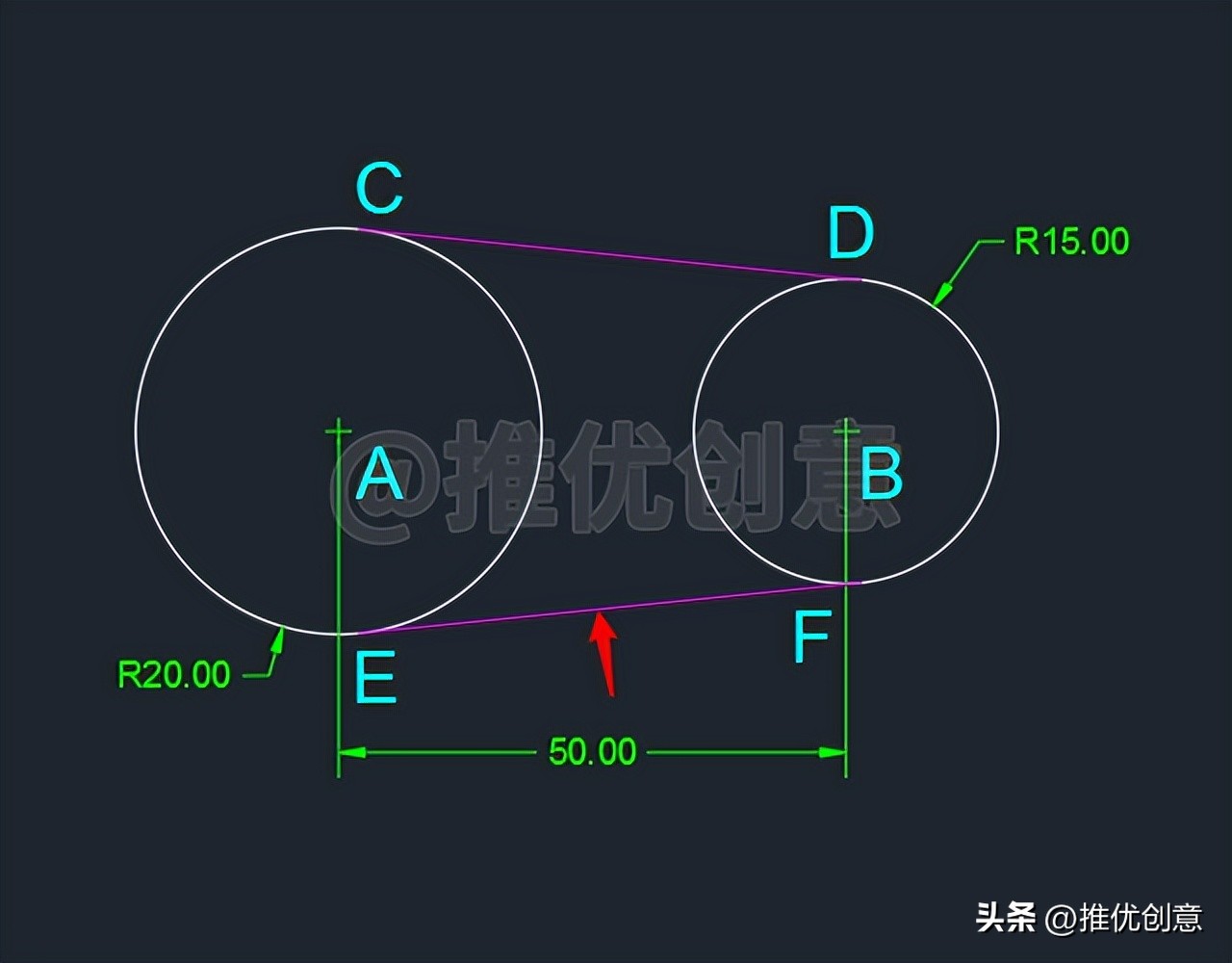 cad制图等分初学入门,cad如何使用等分功能画图