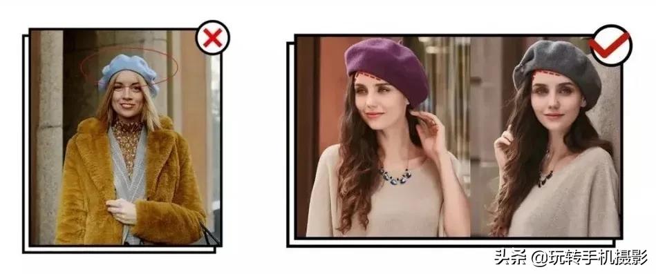 冬天戴帽子自拍怎么拍照好看,冬天戴帽子室外拍照姿势大全