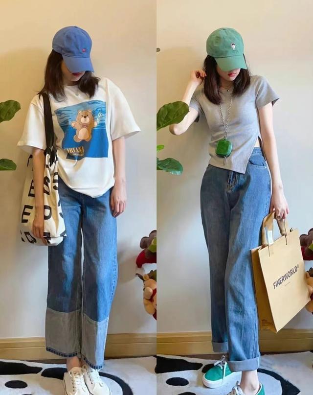 平底鞋简单穿搭也有型,休闲风平底鞋穿衣搭配