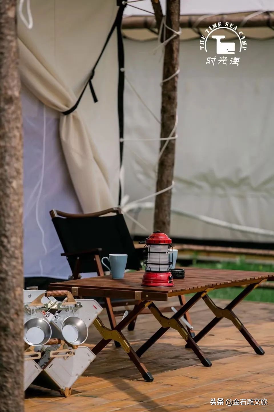 在金石滩时光海格调营地枕着星空入眠！
