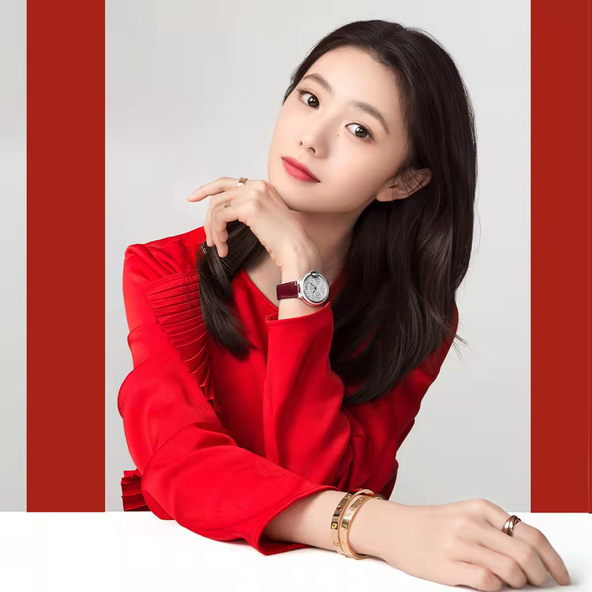 卡地亚手镯love系列4颗钻石,卡地亚love6钻手镯和4钻手镯