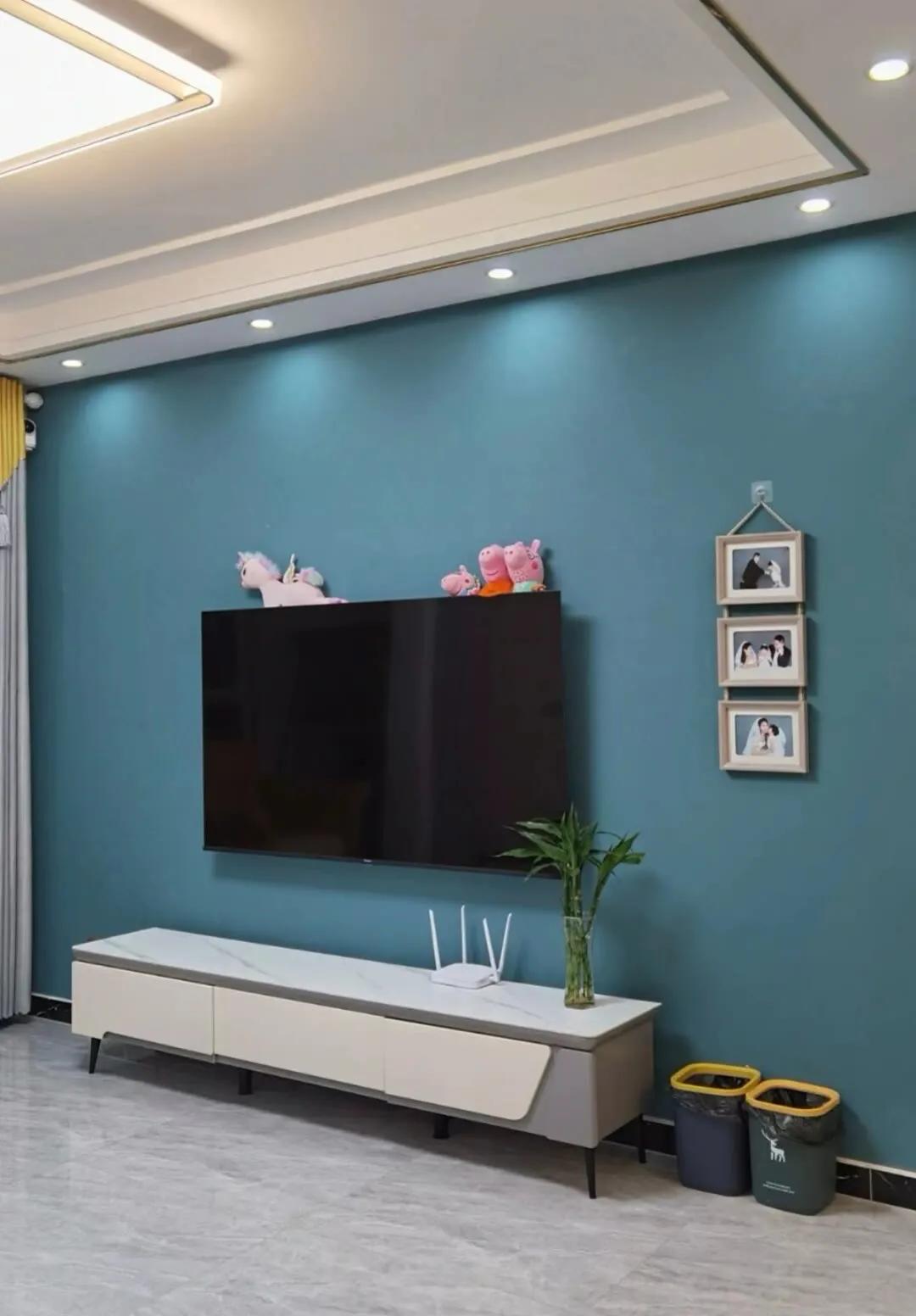 简单隐形门电视背景墙,30平小户型电视背景墙