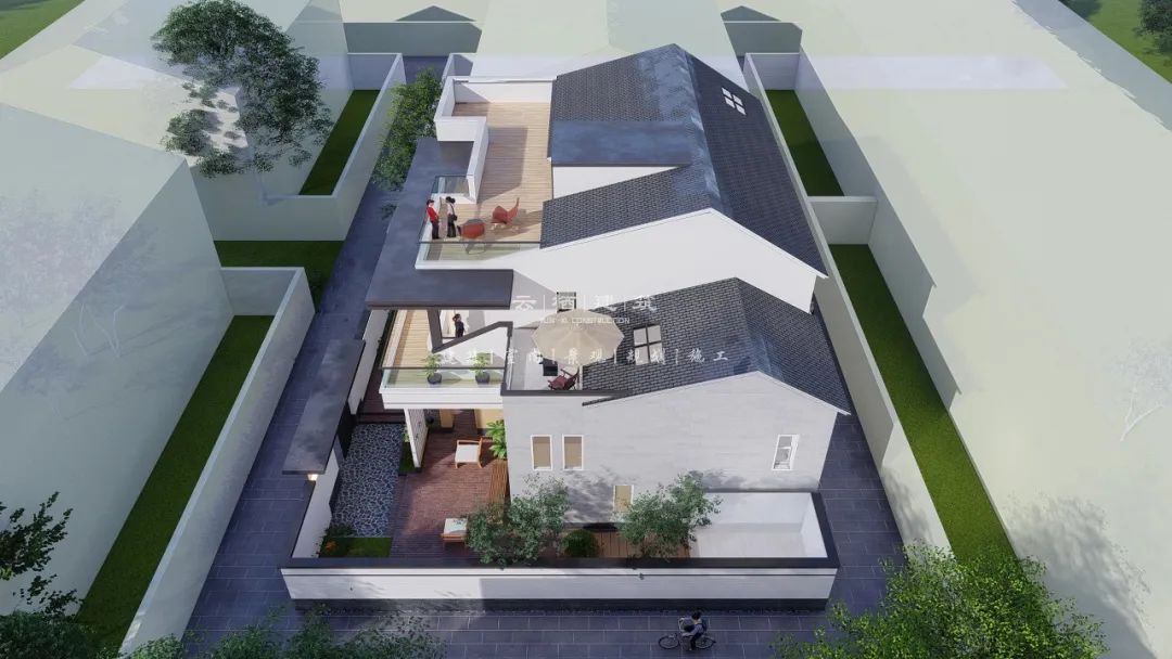 北京简约小别墅二层,北京现代简约轻奢二层别墅