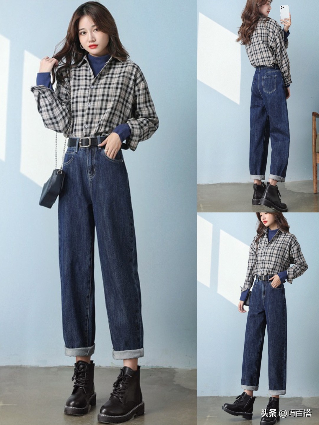 今年牛仔裤冬天流行的最新穿搭,今年秋冬季最流行什么样的牛仔裤