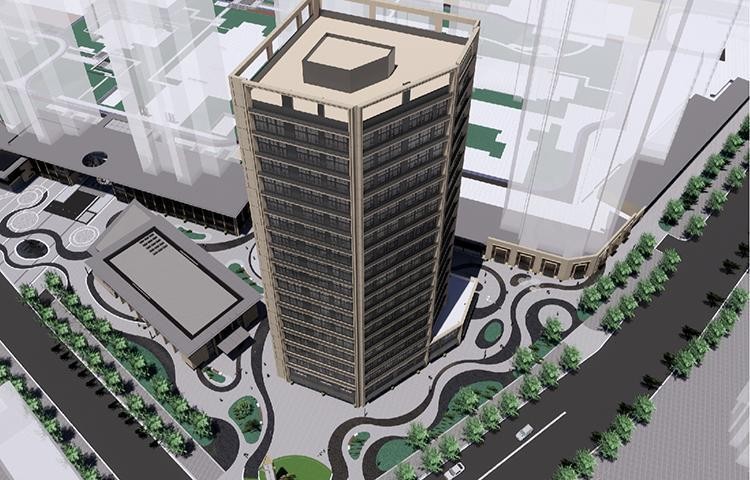 越秀星汇云锦入户大门,出校门的幼儿园