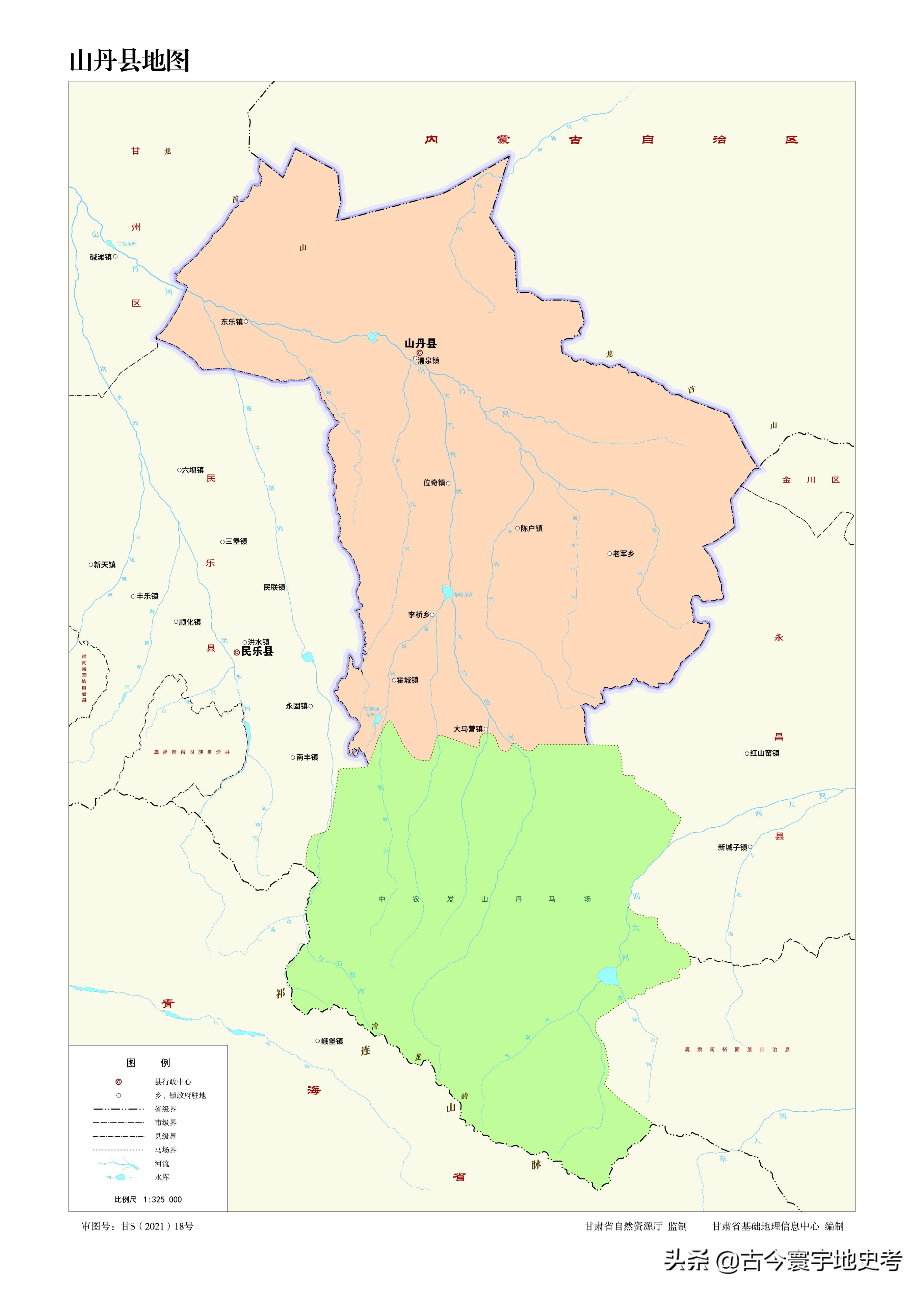 甘肃省各市州县地图,甘肃省旅游交通地图