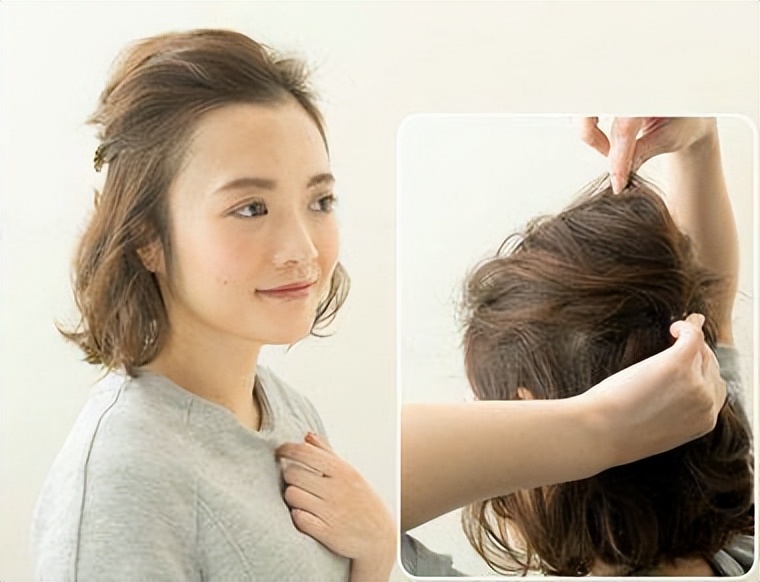 圆脸短发扎发教程简单好看发量多,2020年圆脸流行发型短发24-30岁