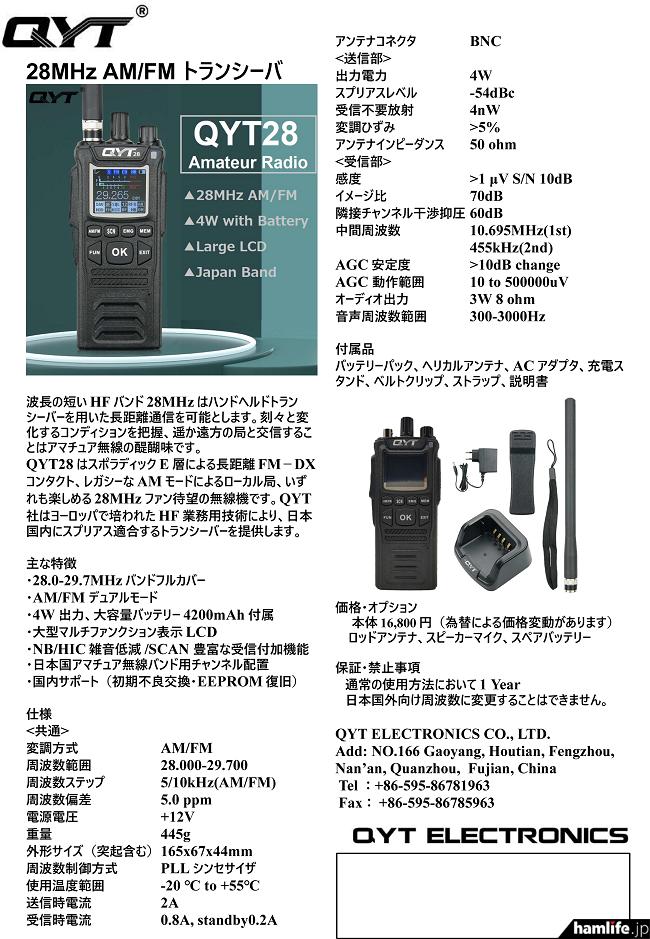 日本CRkits联合采购项目销售中国产28MHzAM/FM收发器和电键产品