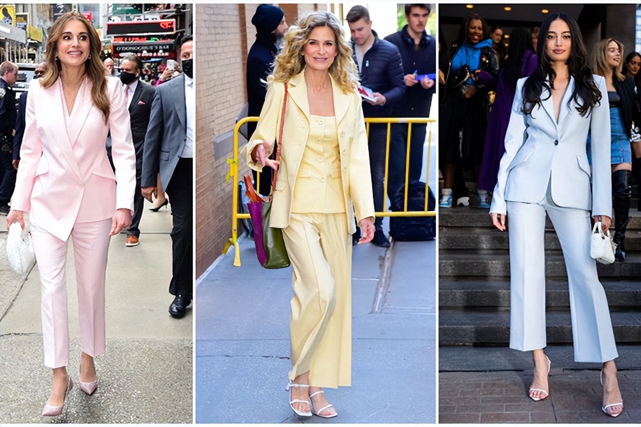 34套低调优雅的通勤装,通勤慵懒风套装高级感