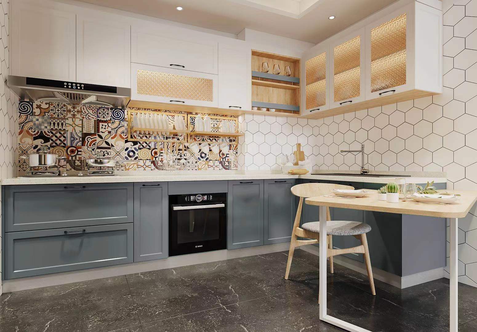 厨房橱柜定制设计平台,厨房定制整体橱柜整套多少钱