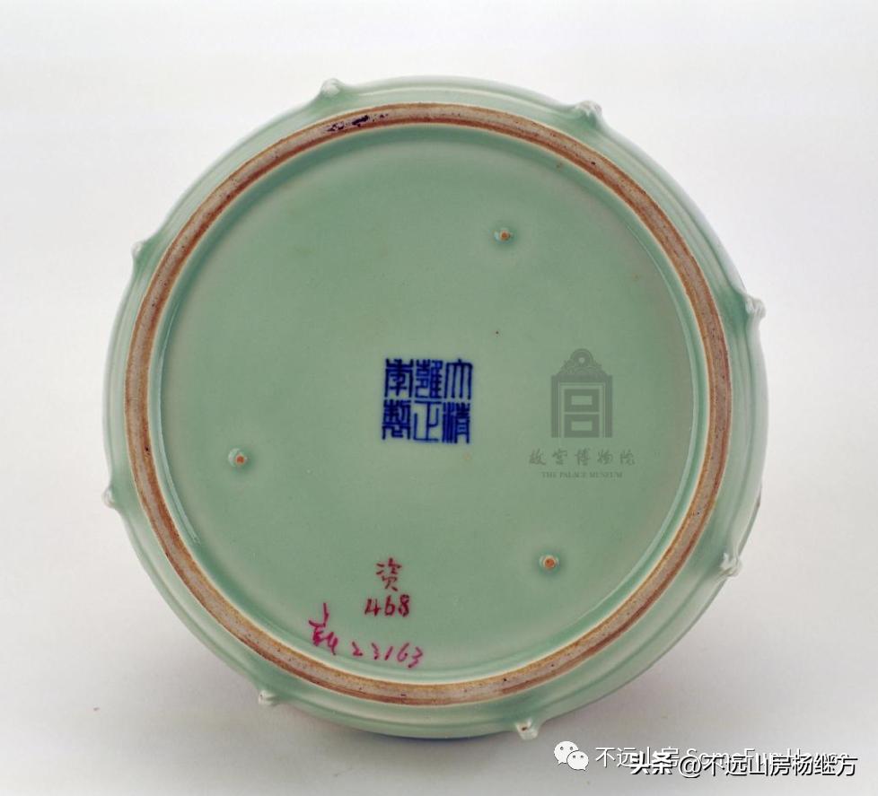 雍正黄色釉瓷器图,清代雍正朝粉青釉瓷器鉴赏