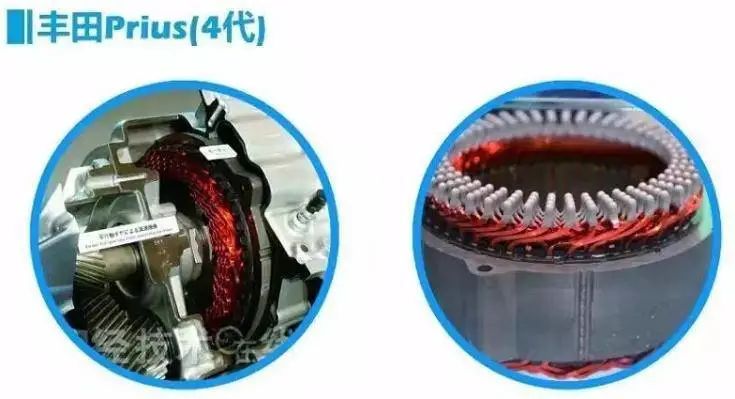 扁线电机vs圆线电机,扁线电机与圆线电机对比图