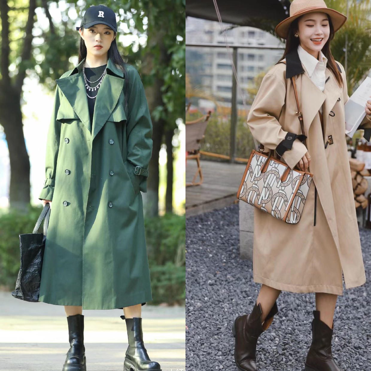 西装式黑色风衣里面怎么穿好看,什么风衣搭配西装外套好看