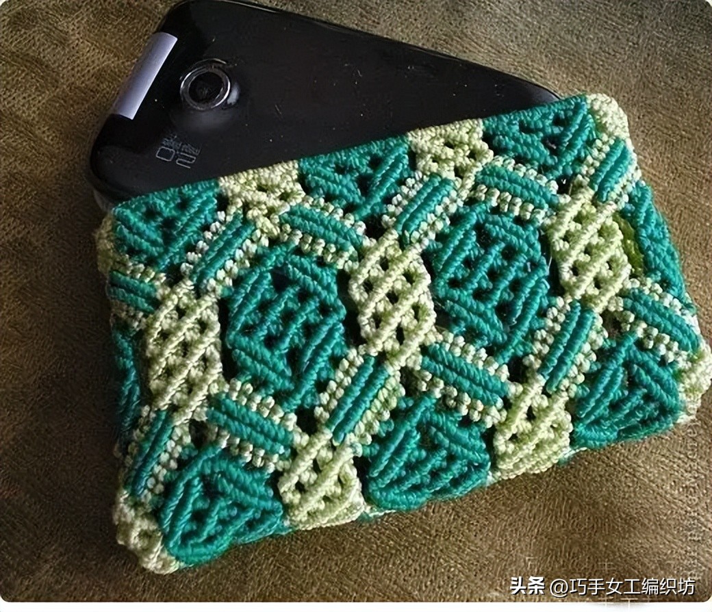 简单绳子编包包不用钩针,棉线绳编包包教程全过程