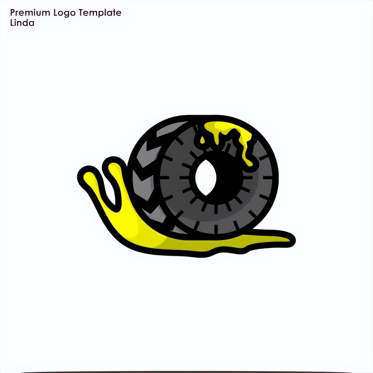 抽象蜗牛logo,以蜗牛为原型的logo标志设计