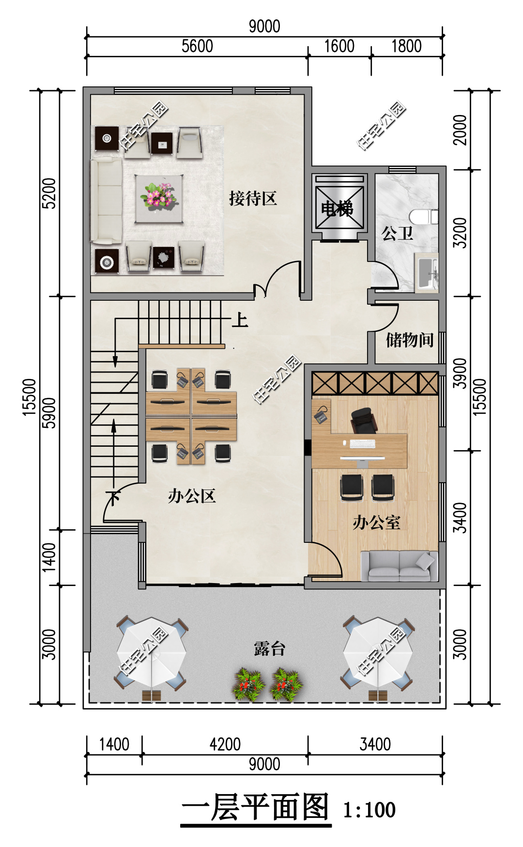 90平米四层农村自建房现代,四层自建房120平方图平顶