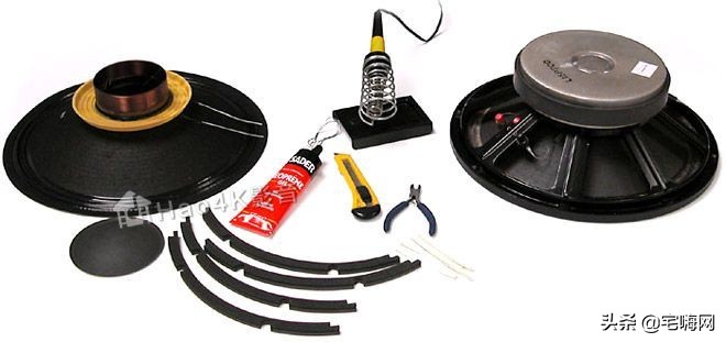 更换音箱喇叭橡胶视频教程,扬声器换音圈的方法