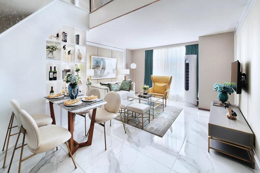 美式餐厅设计效果图小户型,美式简约风格餐厅设计效果图