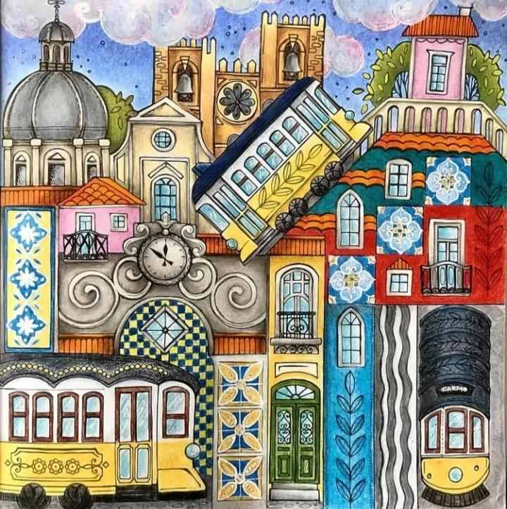 100幅初学者彩铅画花卉,100张新手彩铅临摹图片