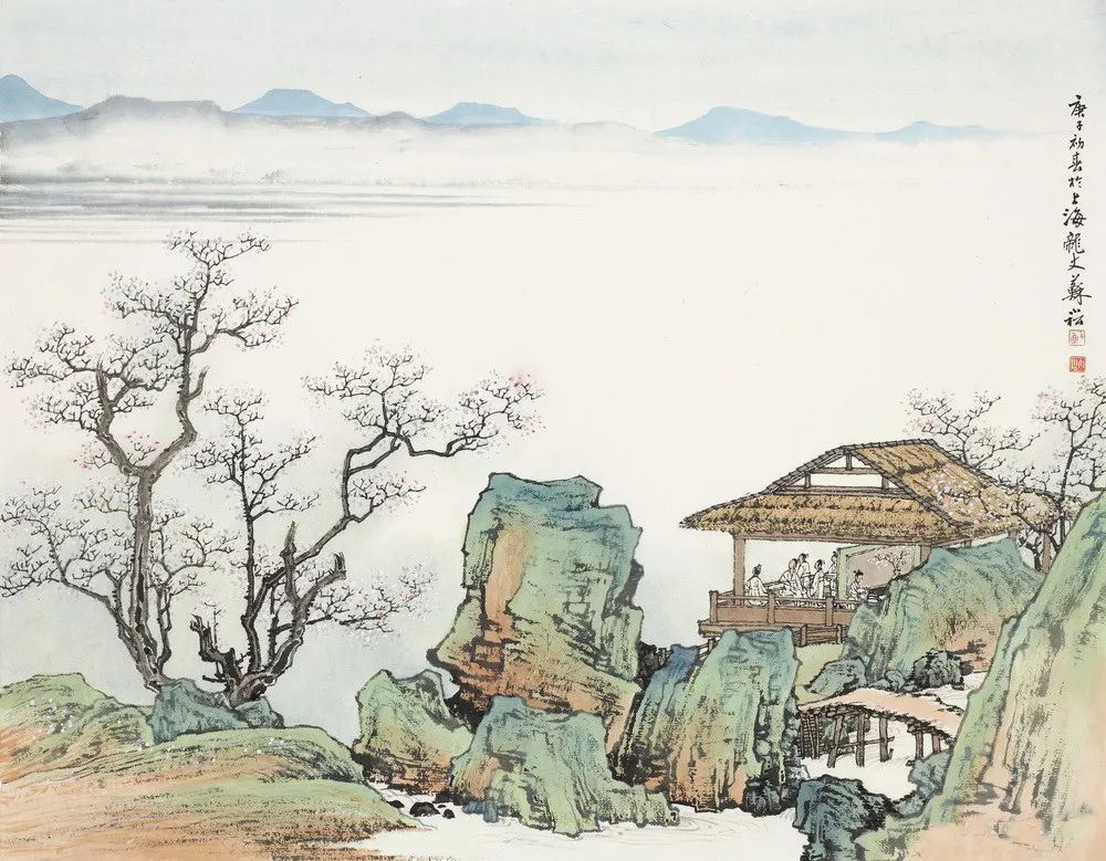 苏小松山水画欣赏,苏小松画家特点