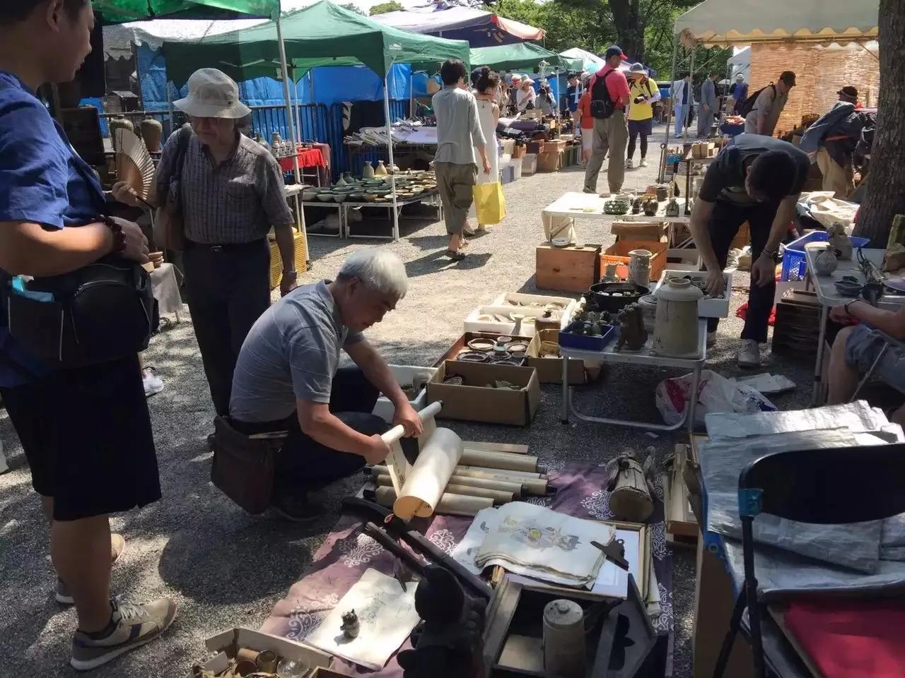 逛日本古玩店,逛日本瓷器店