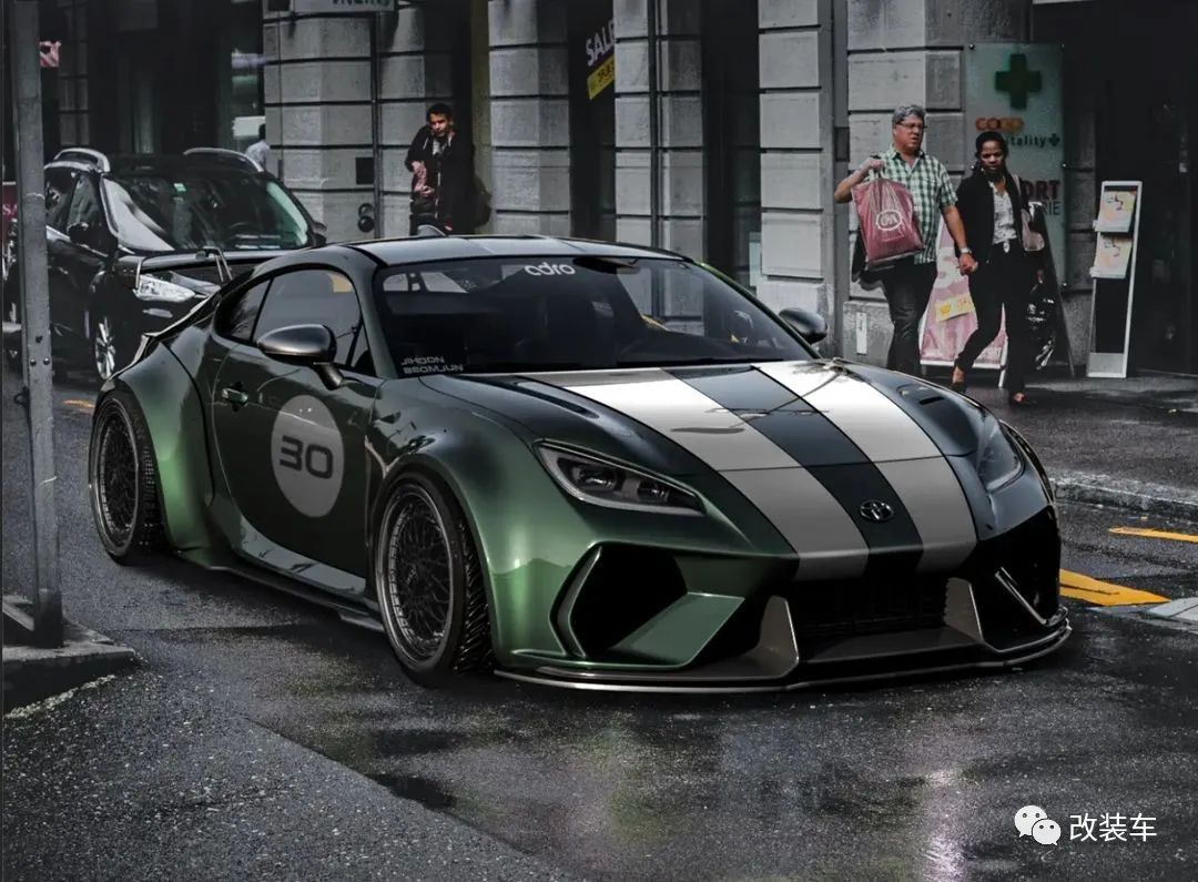 韩国设计师效果图,2022款丰田gr86合法改装套件