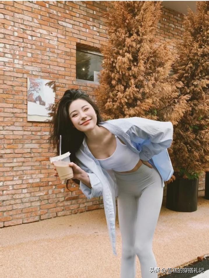 瑜伽服潮搭,新款瑜伽服搭配裤子