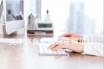 文本恢复转换器,怎么用文本恢复器恢复文本