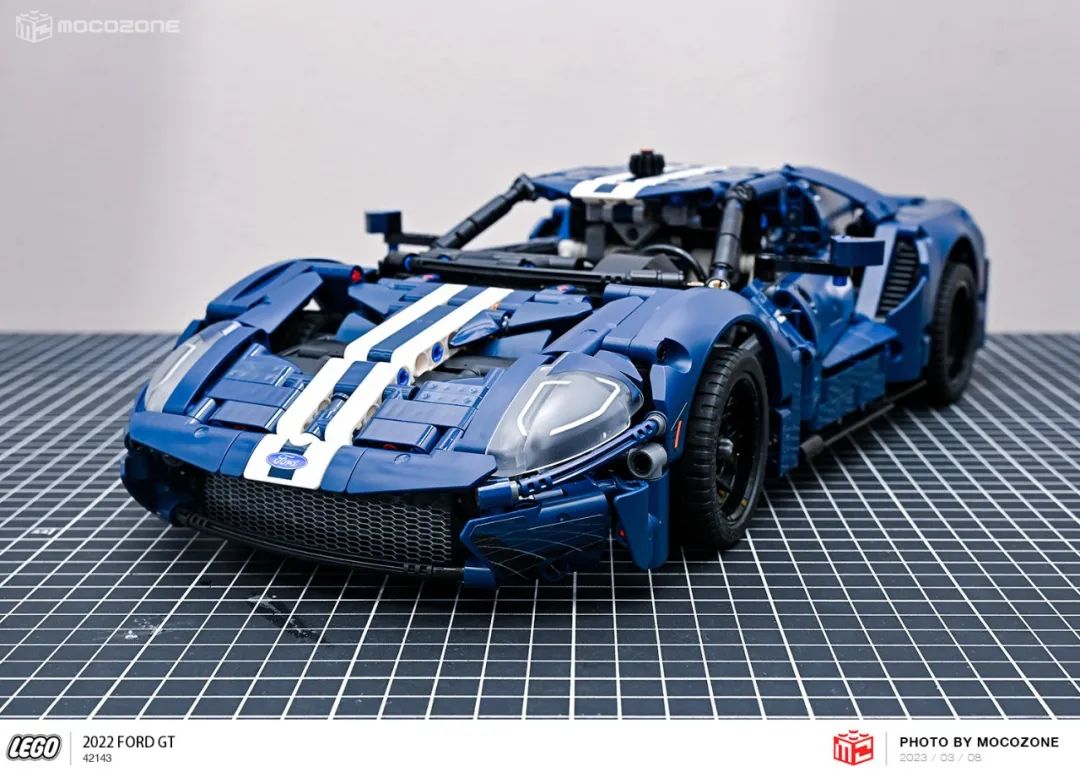 乐高积木福特gt跑车,福特gt2022