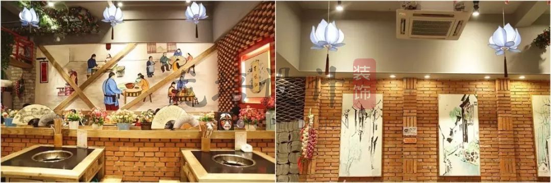 武汉餐厅装修价格,钢管厂五区小郡肝串串香装修风格