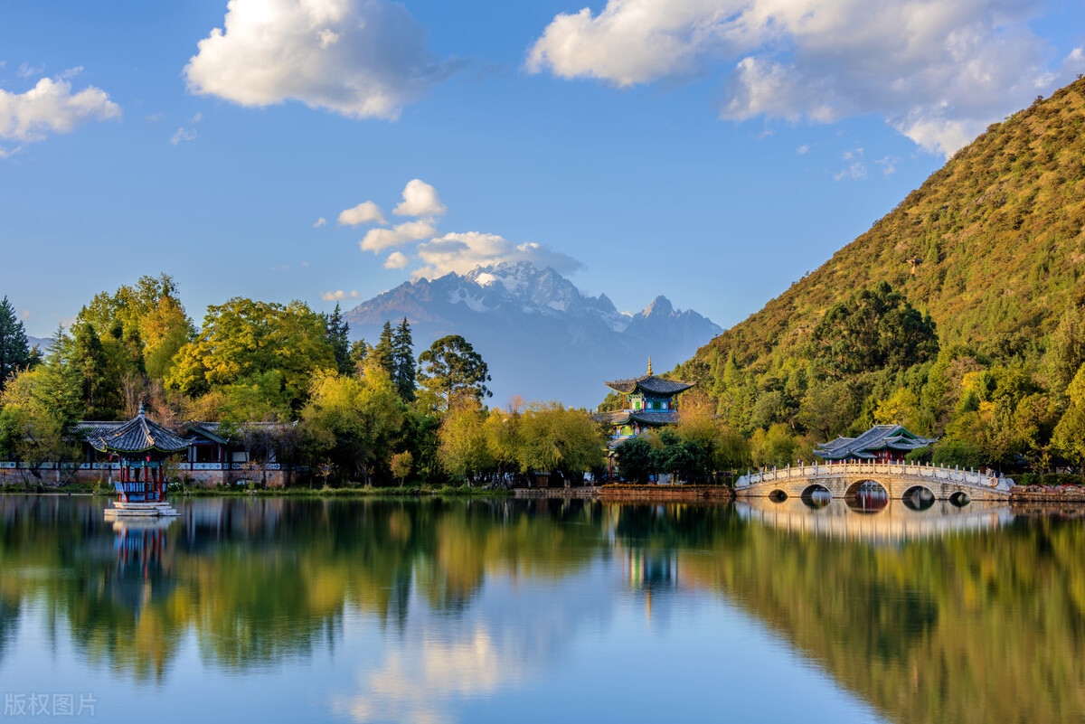 云南丽江有哪些古城景点图片大全,云南丽江泸沽湖简介