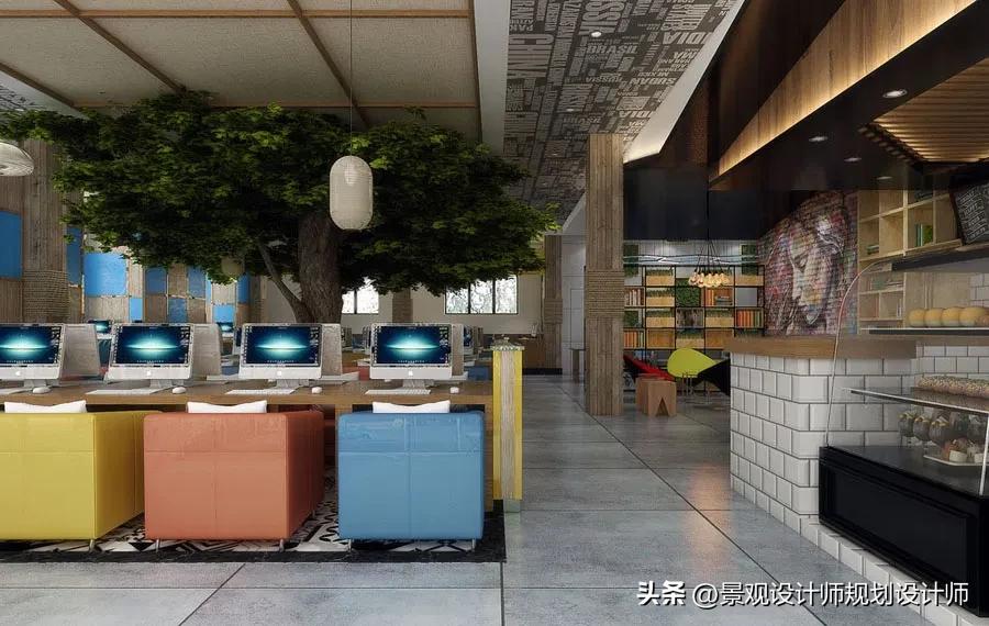 最好的网吧设计图,网咖设计全套案例