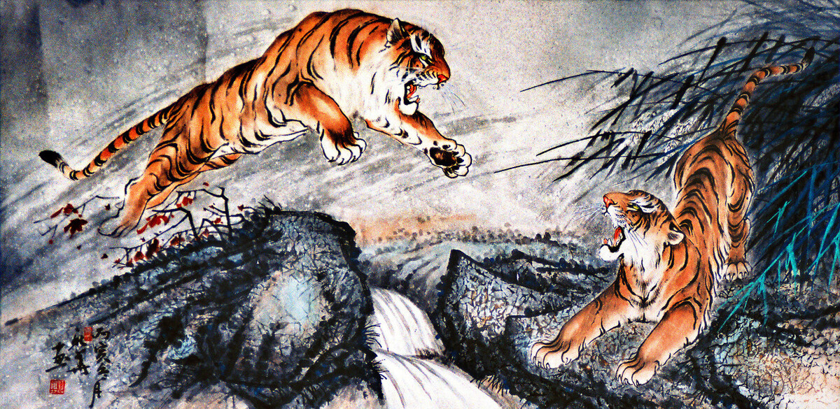 为什么都是狮子守门口老虎堂中坐,为什么狮子坐门口老虎坐中堂