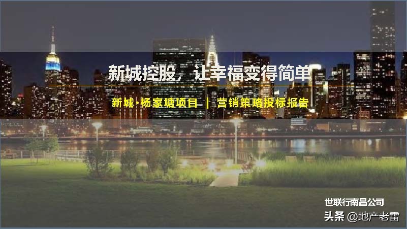 上饶_新城杨家塘项目营销策略投标报告-房地产